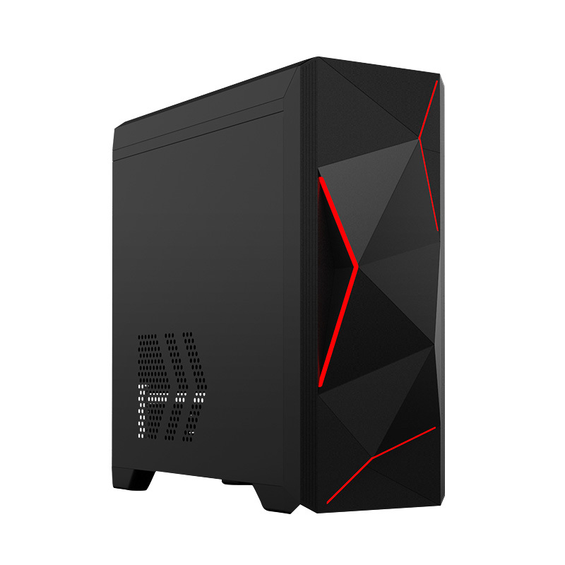 钛度(Taidu)黑曜TPC200-C 吃鸡游戏台式电脑主机 (i7-8700 16G 240G SSD+1TB GTX1060 6G独显 WIN10)