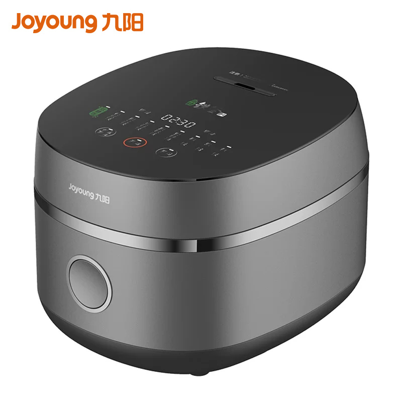 九阳 (Joyoung) 电饭煲 F-40TD01家用铁釜内胆4L电饭锅IH电磁加热 煮饭锅 钢化玻璃面板智能预约电饭锅