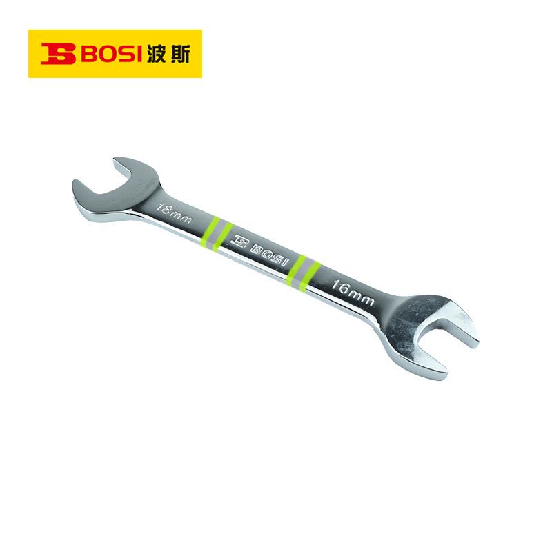 波斯(BOSI) 荧光系列精品开口扳手 16x18mm 把图片