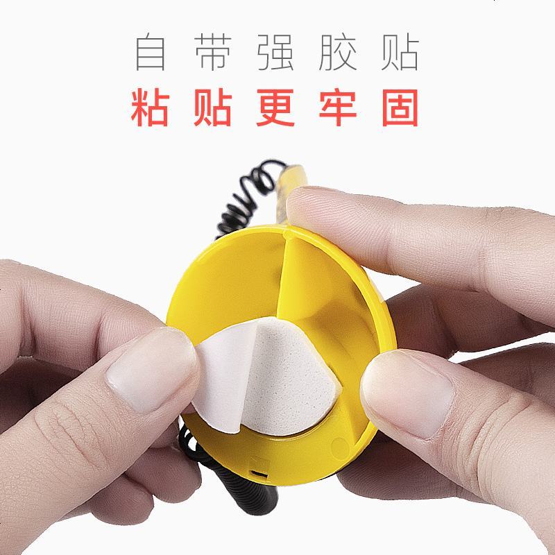 台笔粘桌笔固定签字笔粘贴带绳笔粘桌子碳素中性笔办公文具用品商务吊挂防丢创意银行前台服务柜台吧 商务款2支+赠10支笔