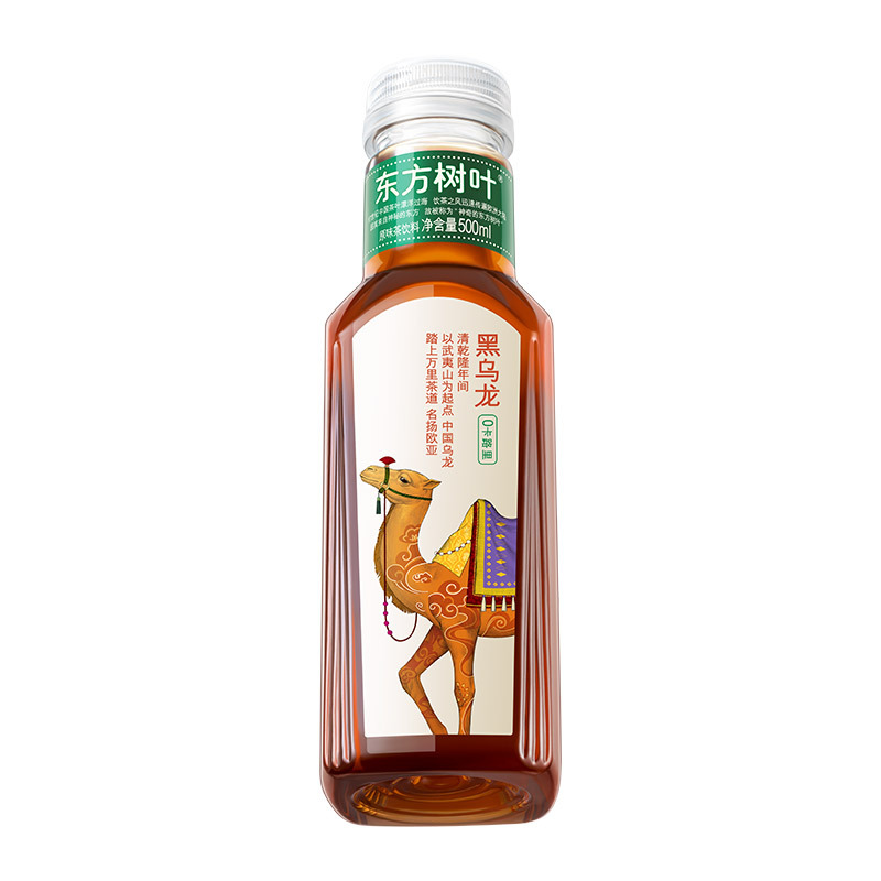 农夫山泉东方树叶新黑乌龙原味茶500ml*15瓶整箱无糖饮料高清大图