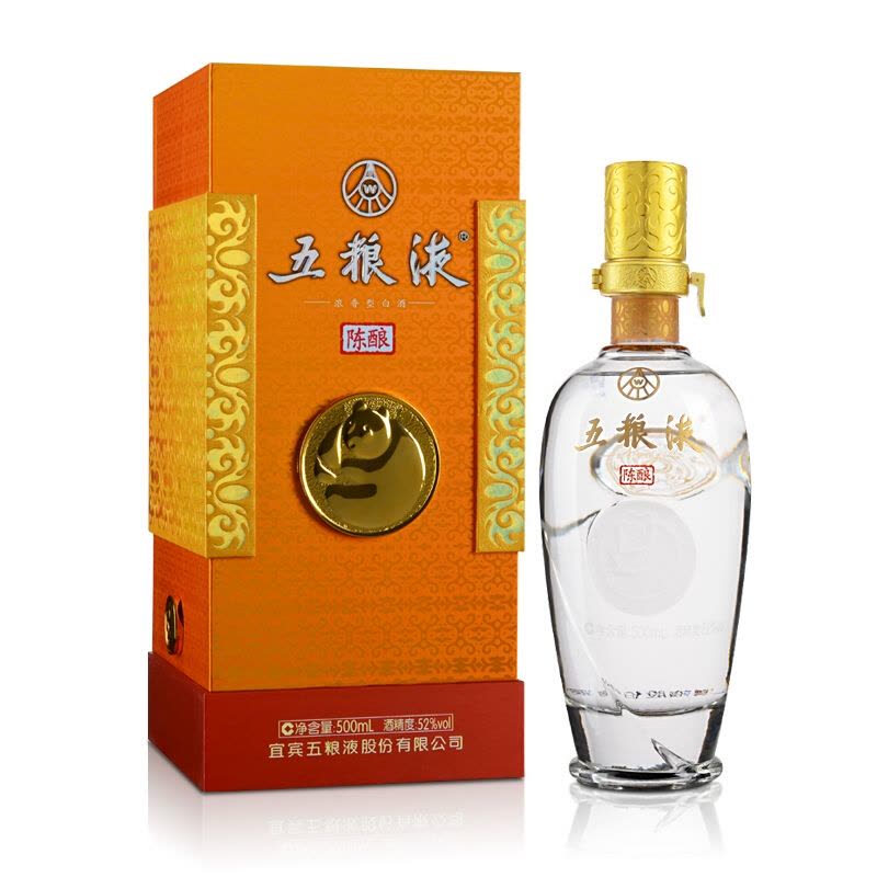 苏糖五粮液陈酿(熊猫)52度500ml单瓶装浓香型白酒【价格图片品牌报价