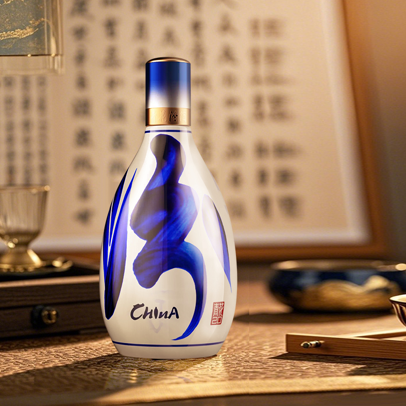 [官方正品]山西杏花村汾酒 42度青花20汾酒500ml*1瓶盒装清香型国产酒高清大图