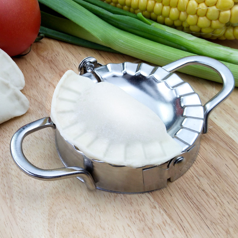 304不锈钢包饺子器懒人饺子套装饺子模具切饺子皮模具家用擀面杖