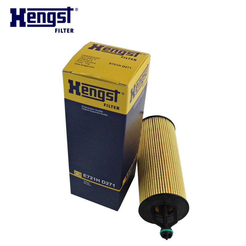 汉格斯特（hengst）机油格滤清器纸芯.原配E721H D271适用于新款牧马人/酷威 3.6L带顶角