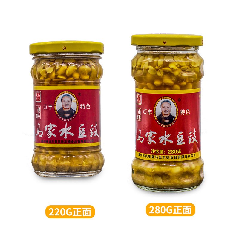 贵州贞丰豆制品、、拌料、丰味水豆豉280g