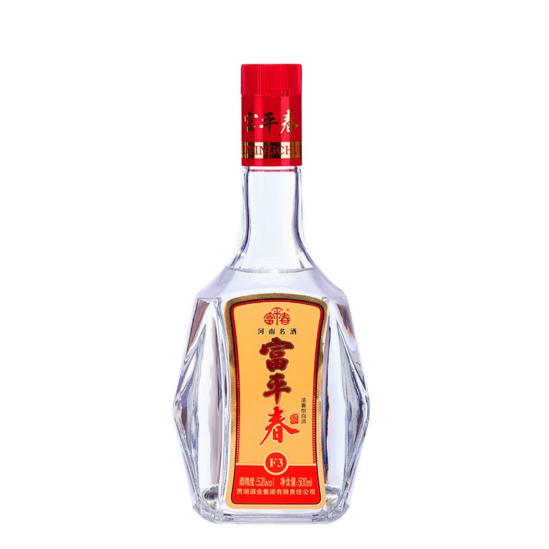 河南白酒富平春52度f3500ml6浓香型箱装白酒整箱纯粮食固态酿制酒厂