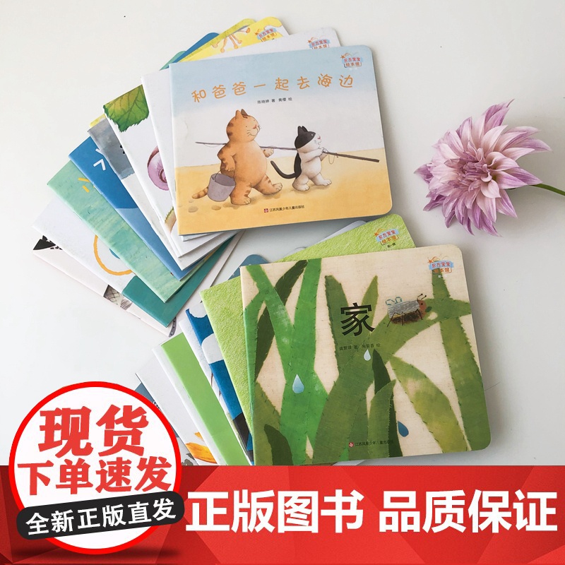 东方宝宝绘本馆·第一辑(套装共18册)/0~4岁幼儿全方位探索认知体验式绘本,包括自然科普、益智游戏、情感养成等。高清大图