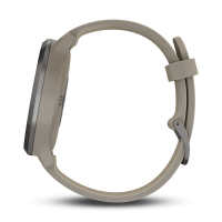 佳明 GARMIN 佳明（GARMIN）迪丽热巴同款 vivomove HR 智能通知健康指针隐藏式触摸屏智能手表50防水运动版标准号 深邃黑