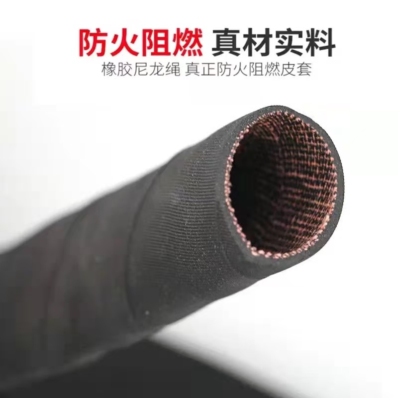 鑫迈凯斯 阻燃耐磨焊割橡胶护套管 普通内径45mm20米 卷高清大图