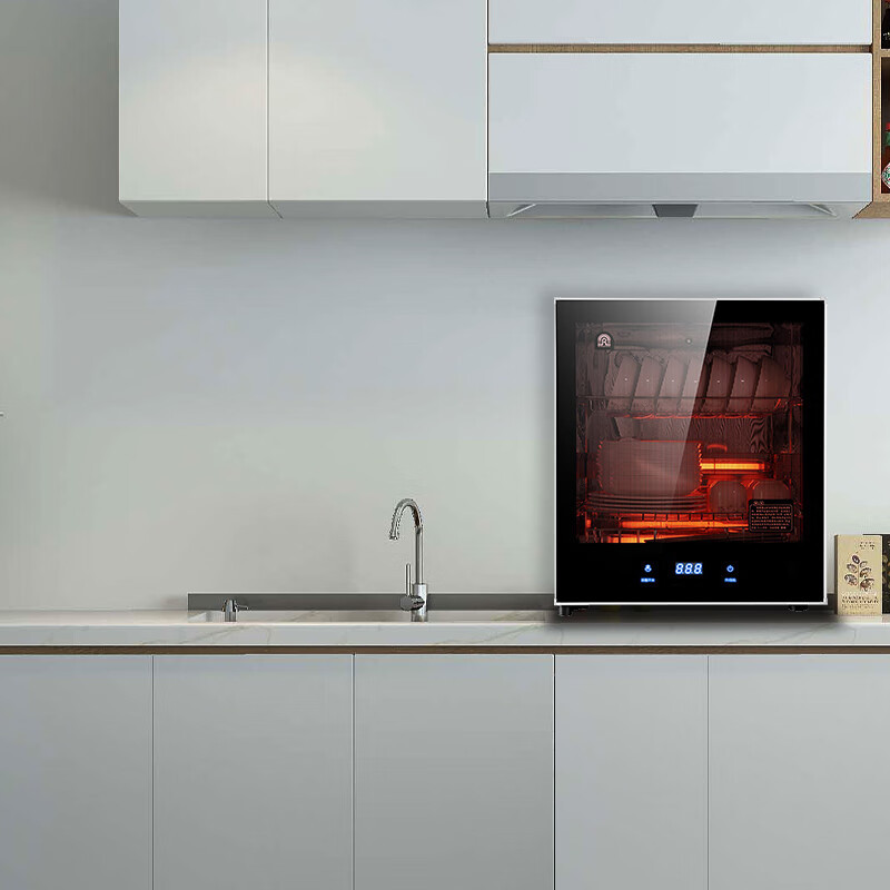 容声(RONGSHENG)50-RQ230二星级热风立式消毒柜50L小型家用台式桌面厨房办公室高温碗具餐具消毒柜