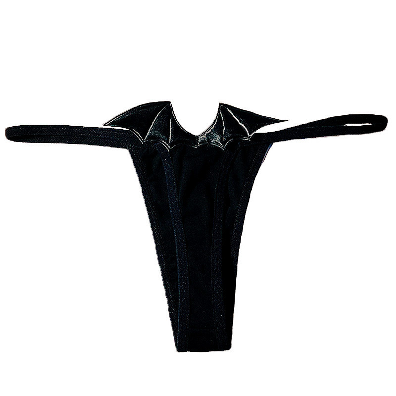 盛世尼曼天使与恶魔棉质面料丁字裤女性感隐形三角裤内裤