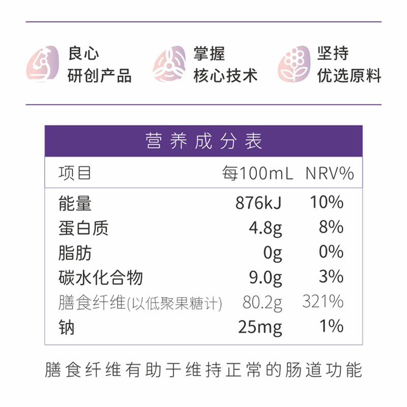 金仙善益生元低聚果糖饮品膳食纤维固体饮料 10ml×32袋/2盒装