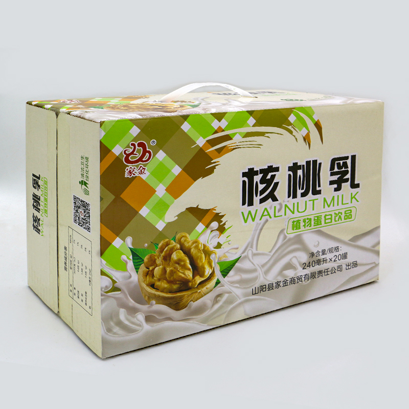 [中华特色]山阳馆 山阳核桃乳 秦岭核桃露240mlx9
