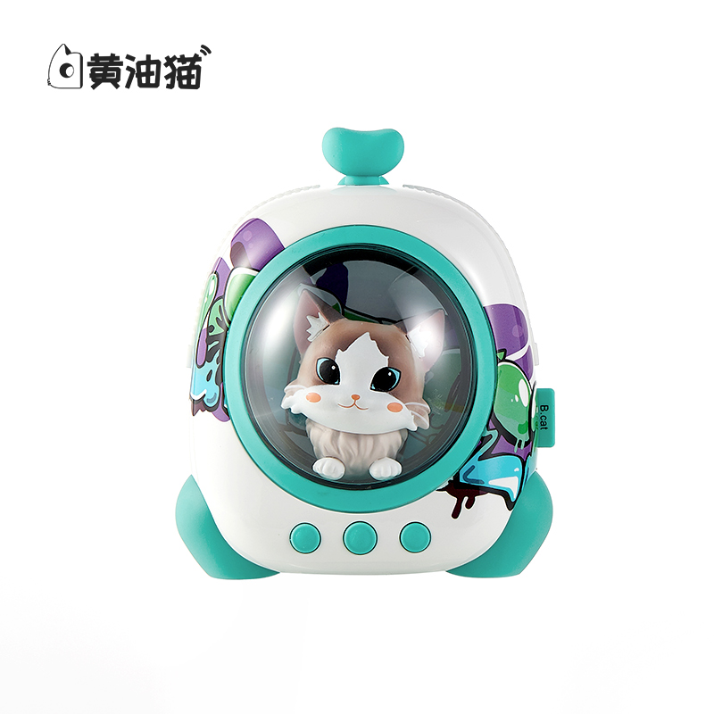 艾普奇 黄油猫太空舱蓝牙音箱可爱猫咪创意狗头卡通背包带彩灯迷你少女网红无线小型音响小猫520送女友儿童女生礼物