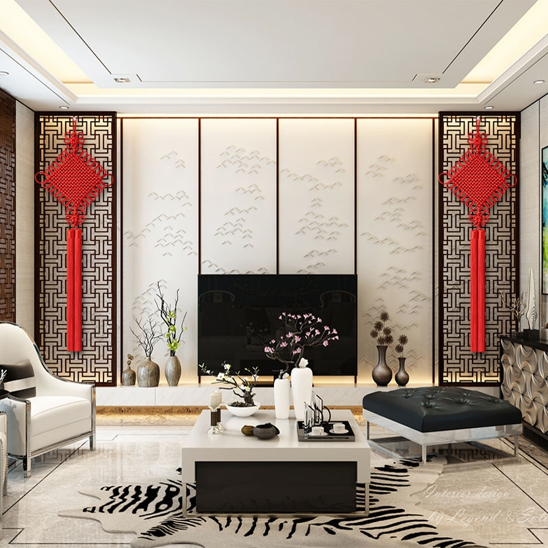 古达中国结挂件客厅装饰电视背景墙玄关入户门挂饰新中式玄关过年礼品