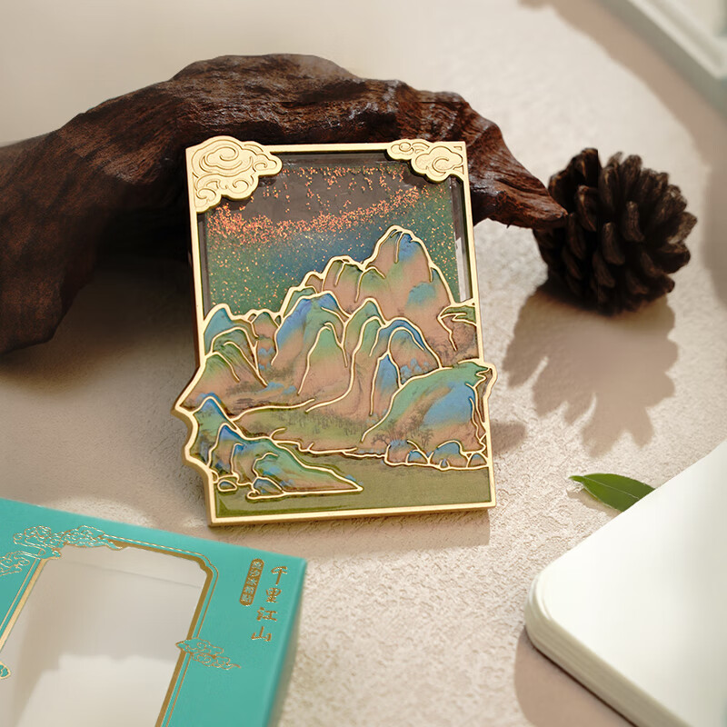 多彩浮雕立体电镀砂金冰箱贴高清大图