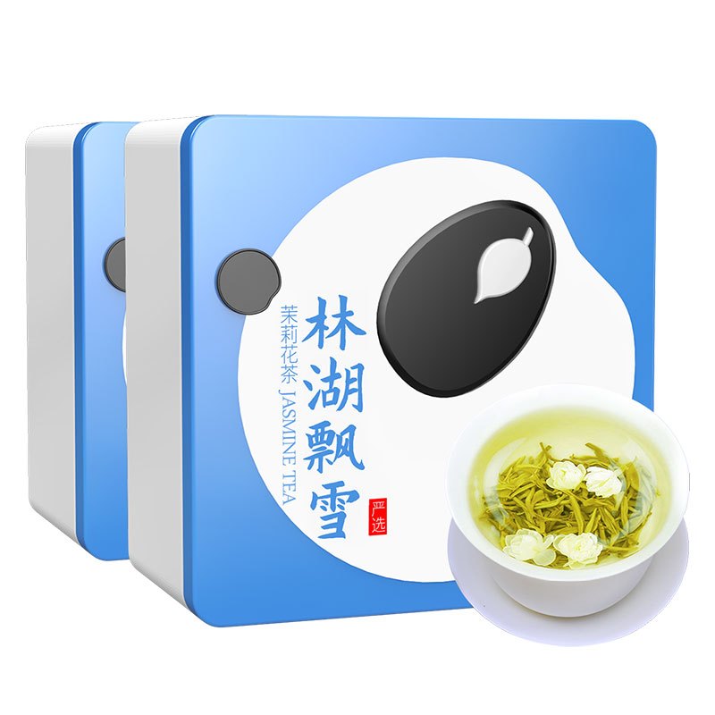 买1送1 川红 特级茉莉花茶 浓香型四川茶叶100g/盒