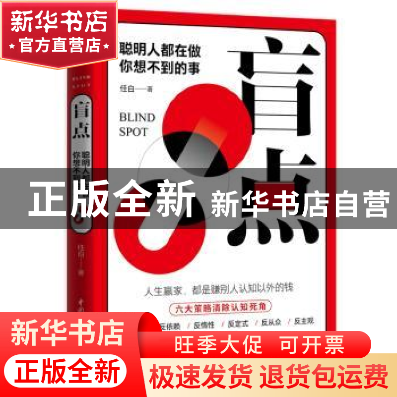 正版 盲点:聪明人都在做你想不到的事 任白 中国水利水电出版社高清大图