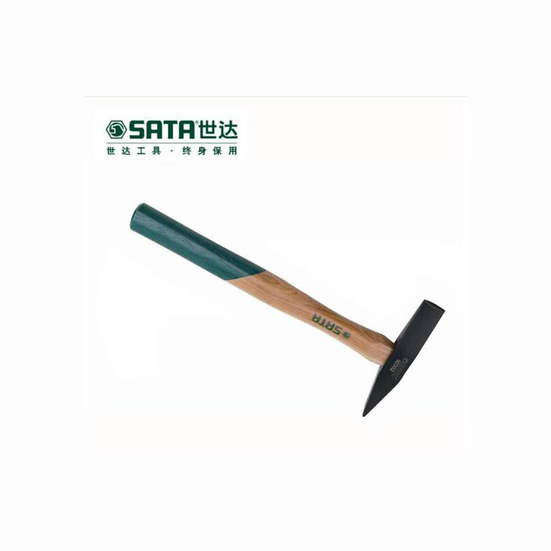 世达(SATA) 胡桃木柄焊工除锈锤 0.6磅 92352高清大图