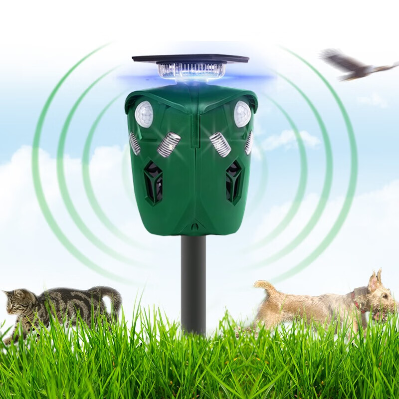 建玖驱猫驱狗神器黄鼠狼驱赶器 太阳能户外超声波驱赶AR16-B(单位:台)高清大图