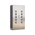 汉诺鑫威不锈钢防暴器械装备柜应急物资工具柜安保反恐盾牌柜警务室防爆柜304加厚材质1600*900*400不锈钢门防暴柜
