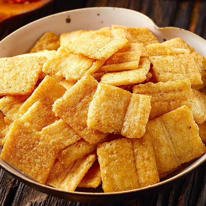 [满199减125元]比比赞小米锅巴香辣味500g整箱怀旧网红零食品小吃办公室休闲食品小包装散装