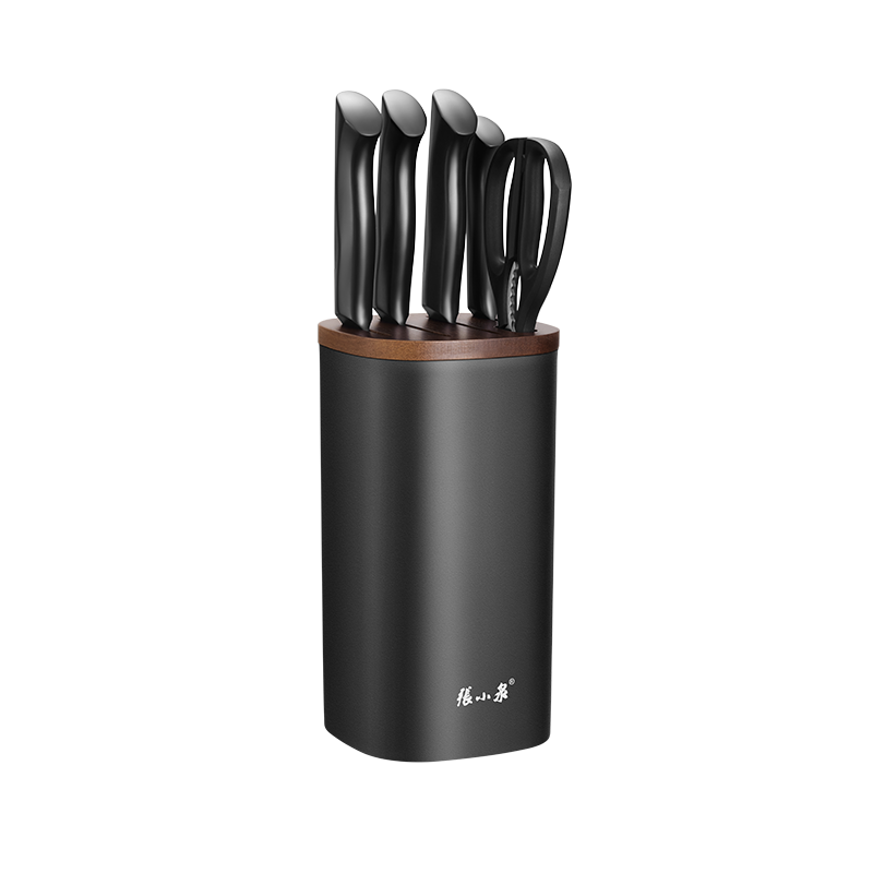 张小泉流线几何·墨影套装刀具六件套 -D300041