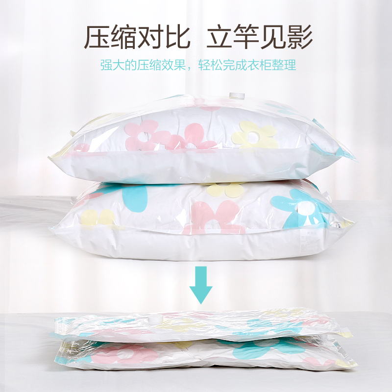 加厚抽真空压缩袋大号11件套整理袋棉被子衣物衣柜卧室打包收纳袋收纳袋 三维工匠储物箱高清大图