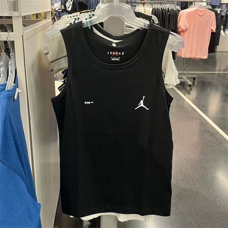 NIKE耐克背心JORDAN运动休闲舒适透气针织圆领男装DX9606-010 C