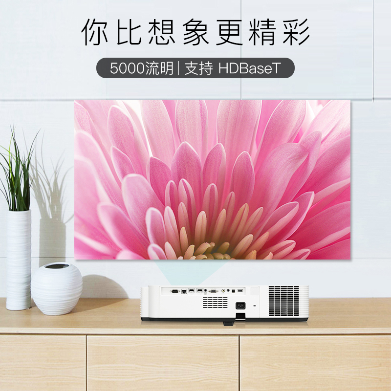 [套餐]索尼(SONY)VPL-P500WZ[上门安装]激光工程投影高亮商务办公投影机家用高清投影仪5000流明WXGA