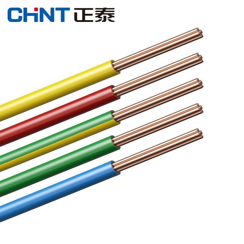 正泰(CHNT) 电线电缆 ZR-BV10平方100米 蓝色多芯阻燃零线 国标家装铜芯硬线 照明电源线