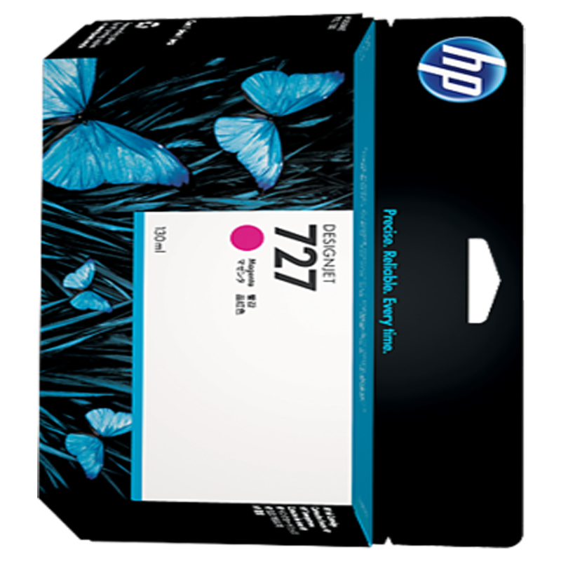 HP原装727号墨盒130毫升红色