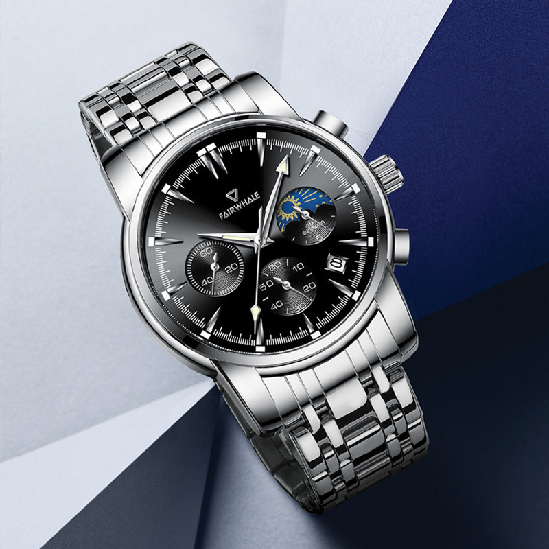 马克华菲新款驾驭者系列国货之光时尚复古百搭多功能防水时尚石英男