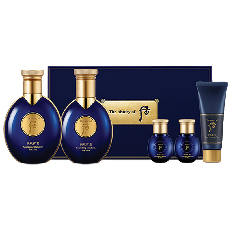 [男士奢华护肤套装]Whoo 后 拱辰享 君 滋养系列水乳 修护控油高清大图