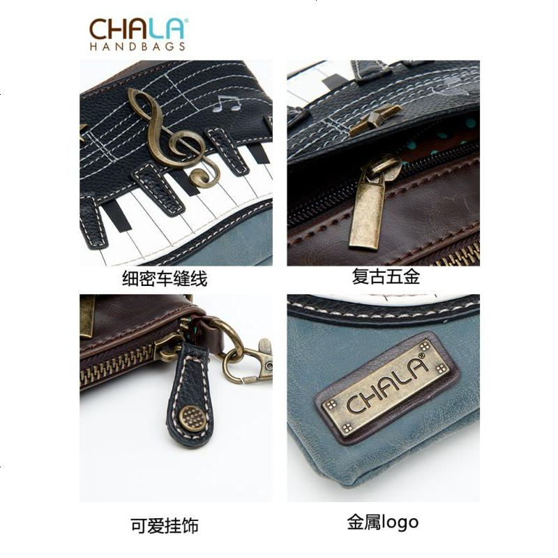新款chala包包女2020秋冬新款手提包女小众设计包气质女神复古斜挎钢琴高清大图