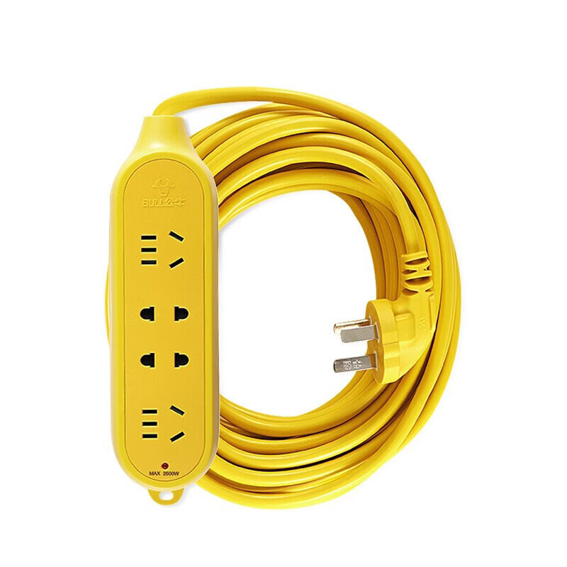 公牛(BULL)GN-C5 加长电动车充电插座 插排 4位15米(1.5mm²)高清大图