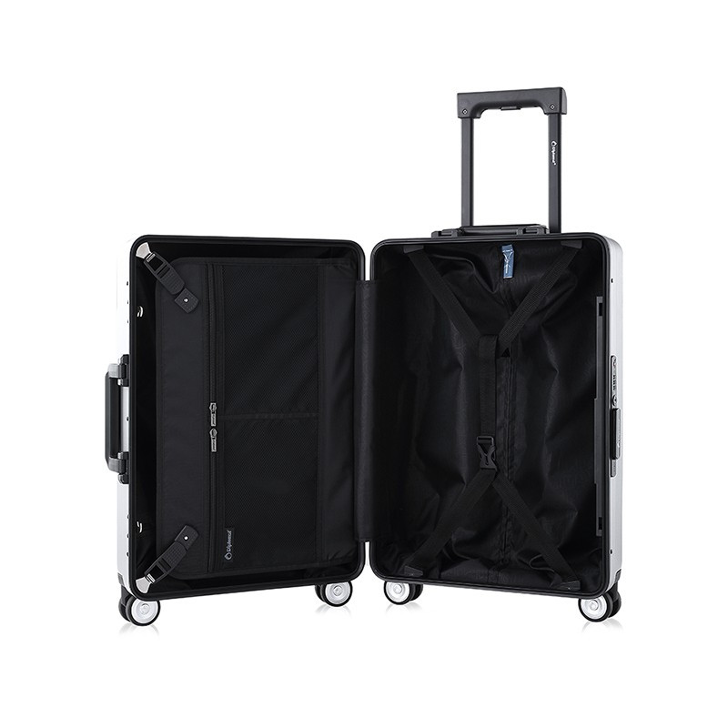 外交官拉杆箱20英寸万向轮旅行箱登机箱包hm26072陨石灰