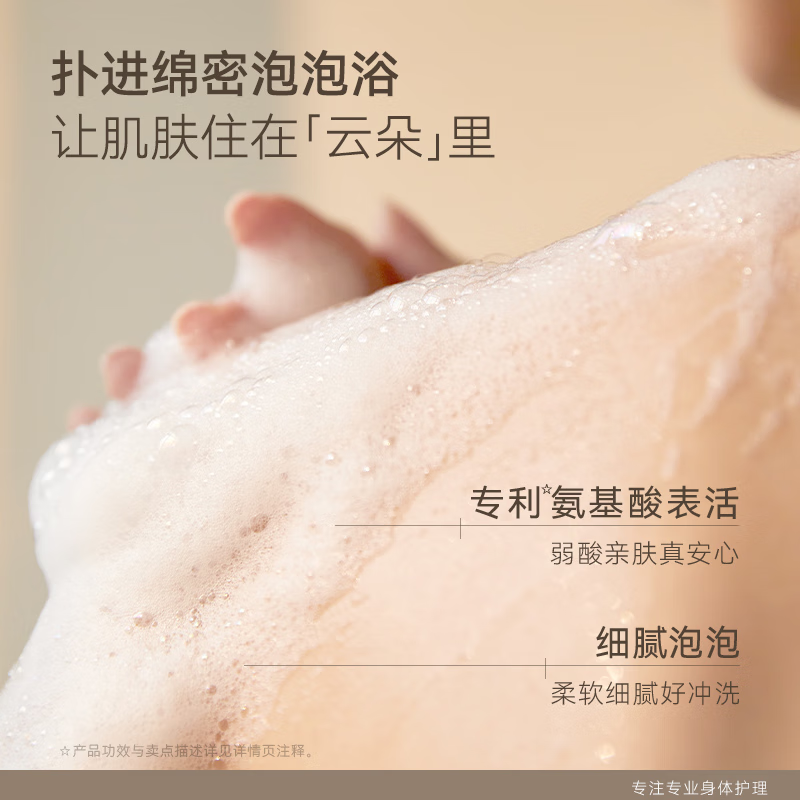 水之蔻角鲨烷水润香氛沐浴露500ml*2高清大图