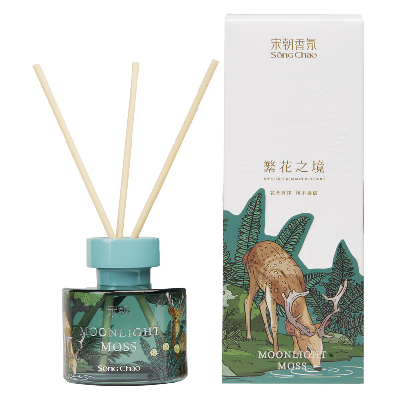 宋朝繁花之境无火香薰卧室房间持久香氛伴手礼 月照青苔120ml高清大图