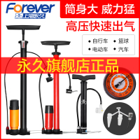 永久自行车打气筒自行车汽简家用便携小型电动电瓶通用气管子充气桶篮球高压
