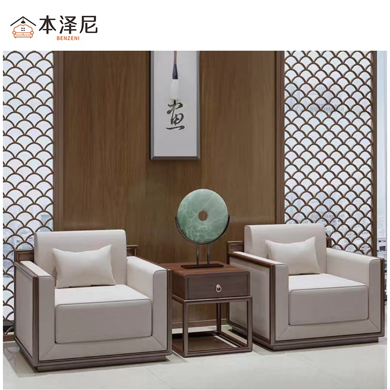本泽尼 贵宾沙发 HTZ-SFD988 900*800*800mm 张高清大图