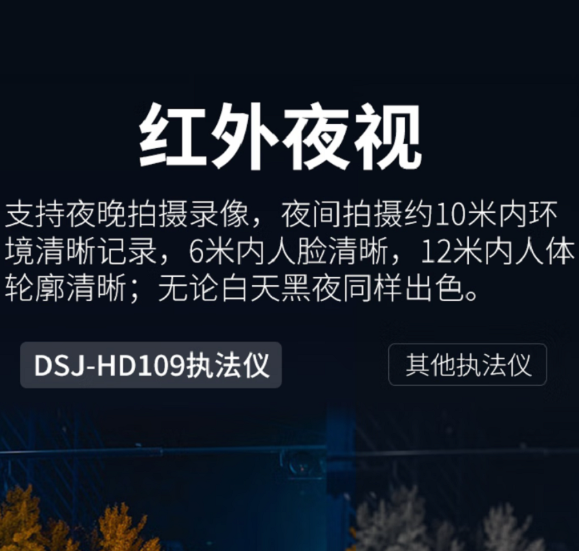 泛腾(fomtalk)DSJ-HD109 执法记录仪 单机版 128G IP66防水等级高清大图