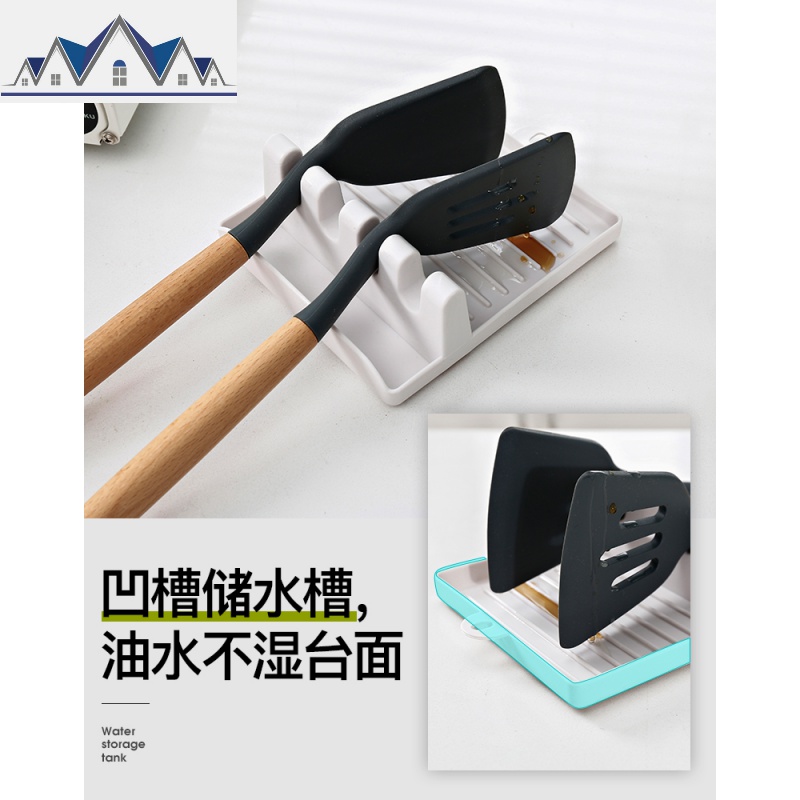 多功能厨房锅盖勺子铲子收纳架坐式创意置物架厨房家用架托 三维工匠高清大图