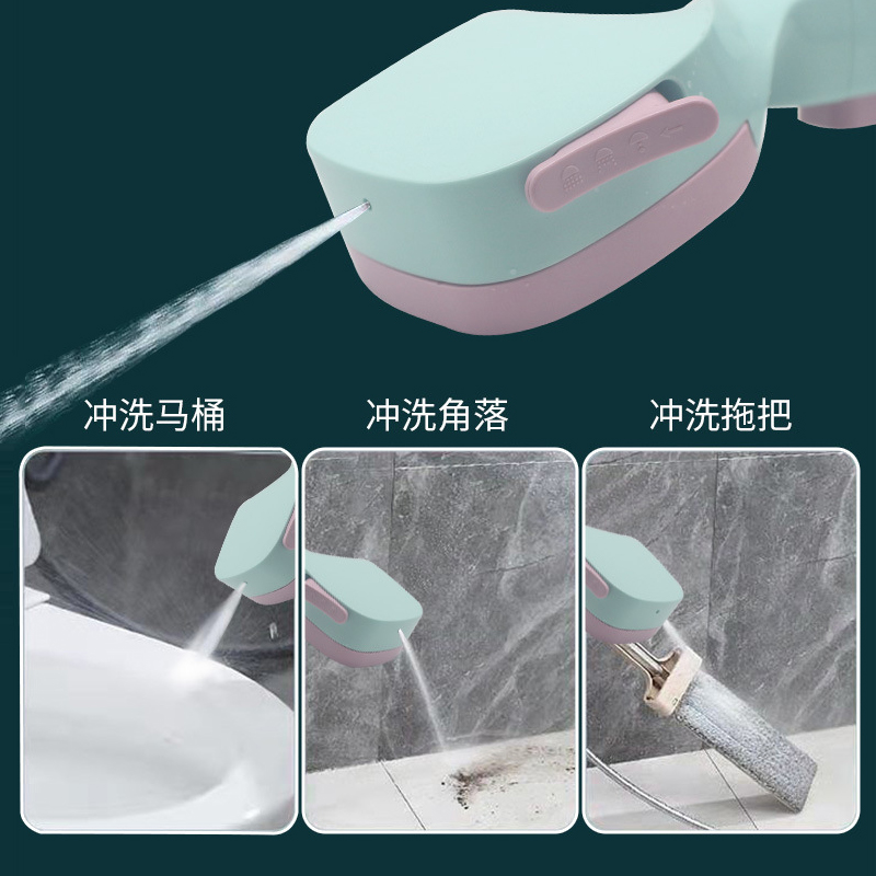 金铂喜淋雨喷头手持沐浴器莲蓬头四合一喷枪花洒高清大图