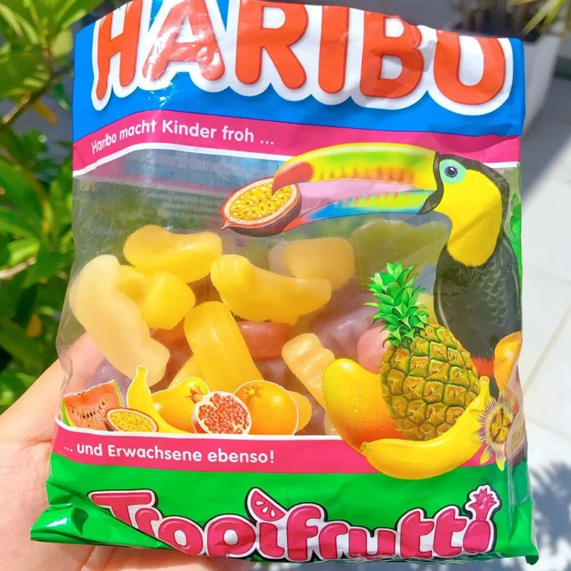 haribo哈瑞宝德国进口热带水果软糖200g网糖