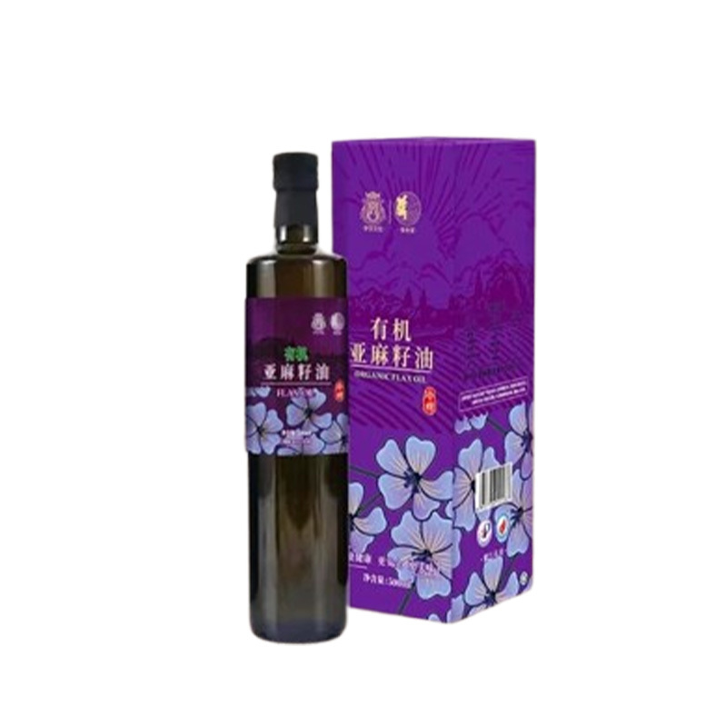 伊莎贝拉亚麻籽油有机一级冷榨紫气东来礼盒500ml