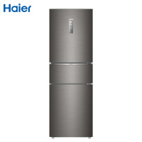 海尔(Haier)BCD-253WDPDU1 253升风冷无霜深空灰三门电冰箱 节能静音 小冰箱租房 净味