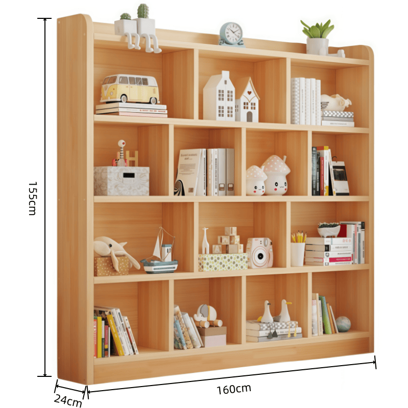 鑫木樽书架160*24*155cm个高清大图