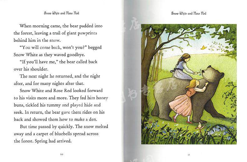 [正版]格林童话精装插画版 Usborne Illustrated Grimm’s Fairy Tales 英文原版绘高清大图
